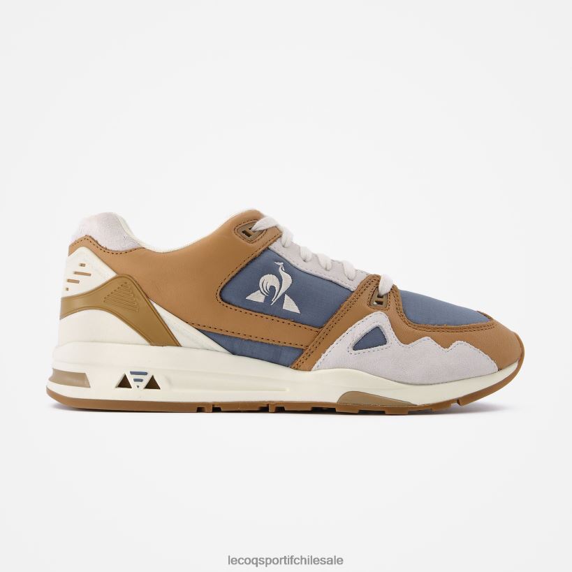 hombres zapato lcs r1000 ripstop marrón T24B2530 Le Coq Sportif zapatos