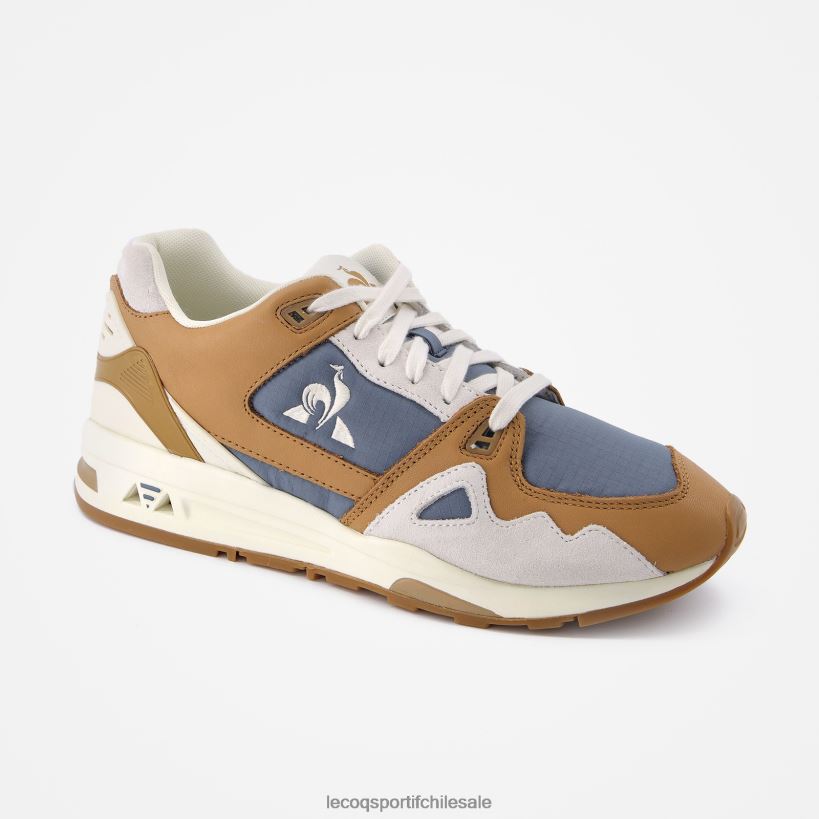 hombres zapato lcs r1000 ripstop marrón T24B2530 Le Coq Sportif zapatos