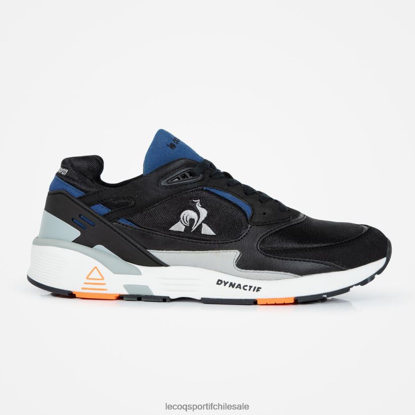 hombres zapato lcs r1100 noventa negro T24B2574 Le Coq Sportif zapatos