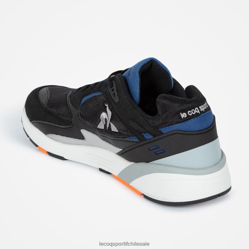 hombres zapato lcs r1100 noventa negro T24B2574 Le Coq Sportif zapatos