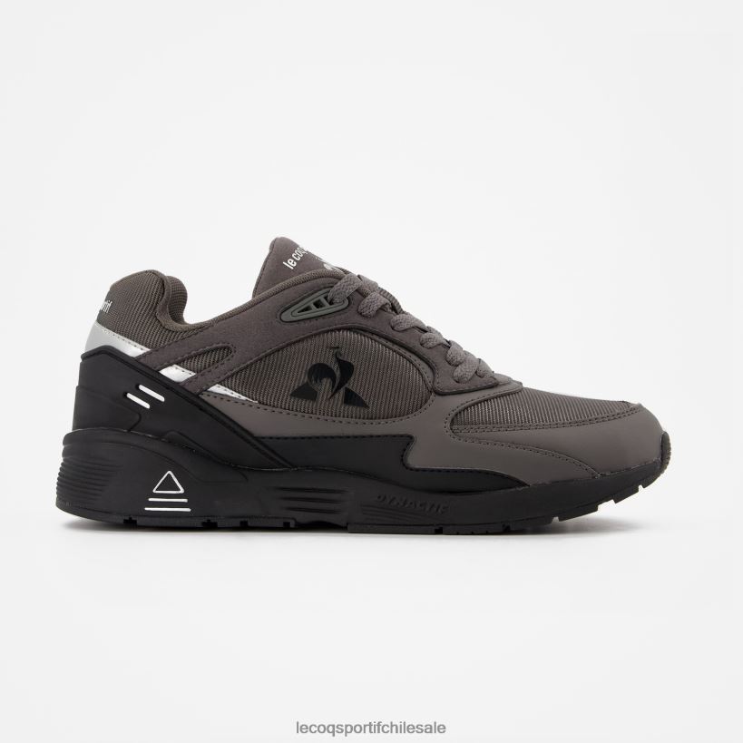 hombres zapato lcs r1100 suela negra gris T24B2543 Le Coq Sportif zapatos