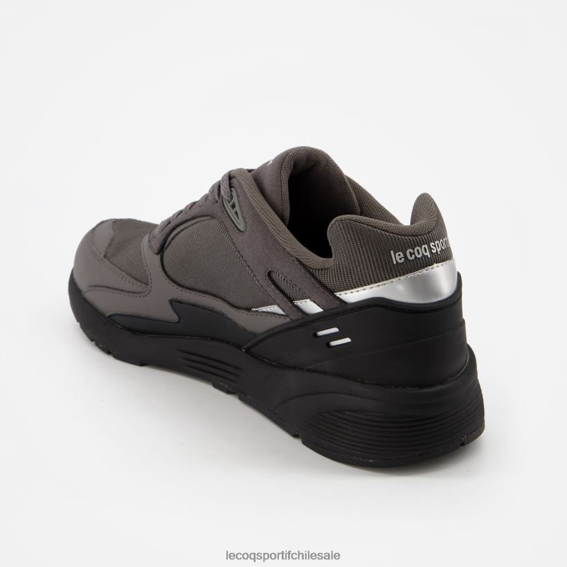hombres zapato lcs r1100 suela negra gris T24B2543 Le Coq Sportif zapatos