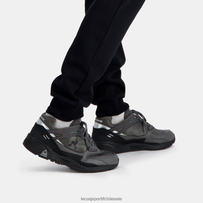 hombres zapato lcs r1100 suela negra gris T24B2543 Le Coq Sportif zapatos