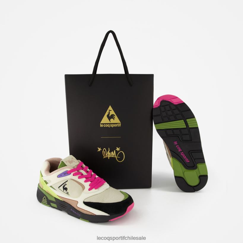 hombres zapato lcs r1100 x opio blanco T24B2571 Le Coq Sportif zapatos