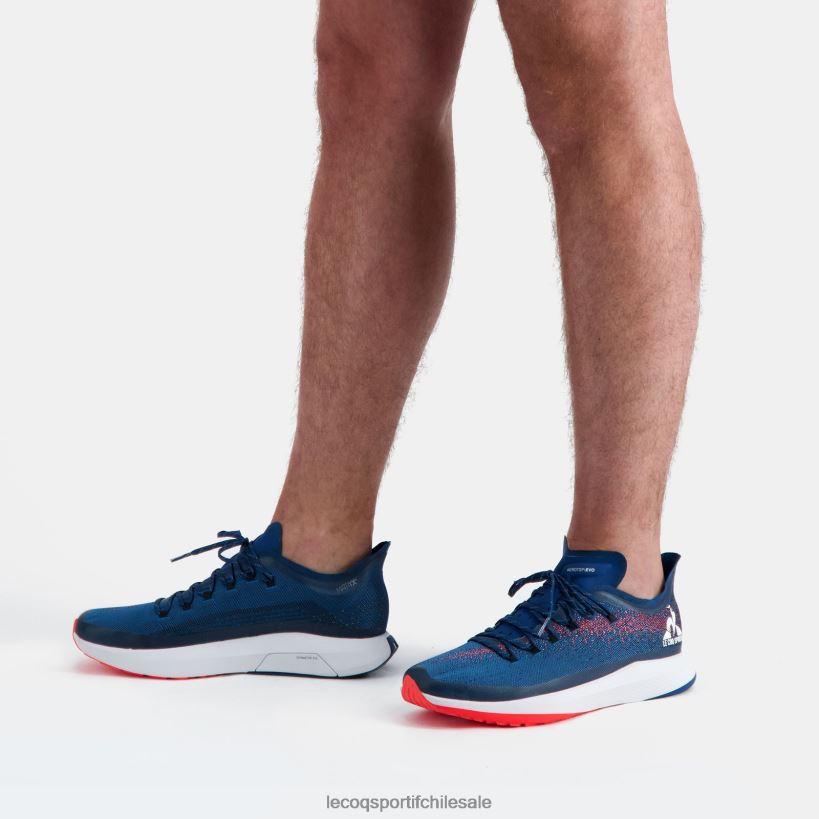 hombres zapato lcs r2024 azul T24B2249 Le Coq Sportif zapatos