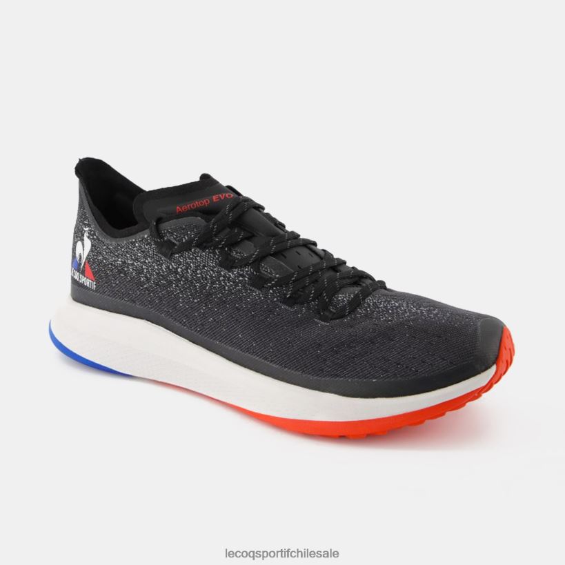 hombres zapato lcs r2024 negro T24B2247 Le Coq Sportif zapatos