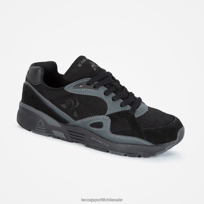 hombres zapato lcs r850 negro T24B2584 Le Coq Sportif zapatos