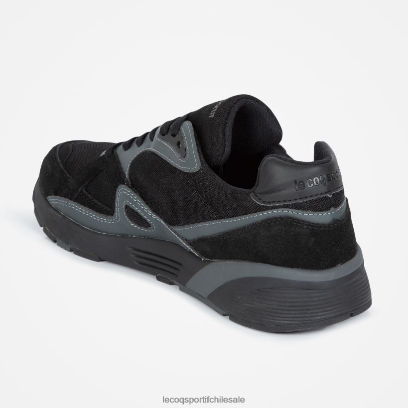 hombres zapato lcs r850 negro T24B2584 Le Coq Sportif zapatos