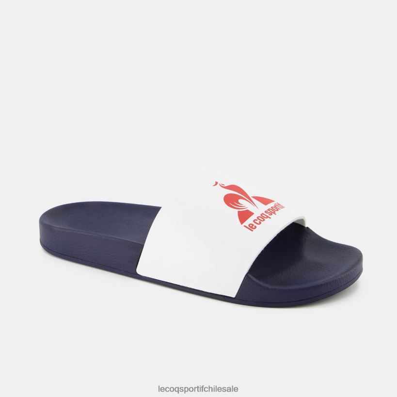 hombres diapositivas hechas en francia azul T24B2252 Le Coq Sportif zapatos