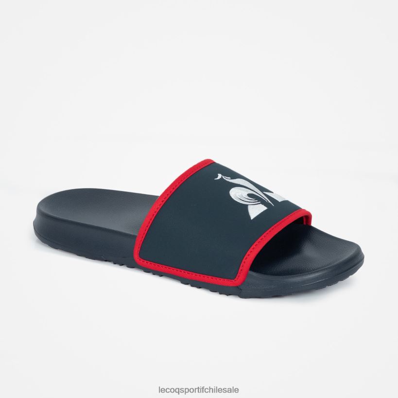 hombres fijación de diapositivas del zapato azul T24B2585 Le Coq Sportif zapatos