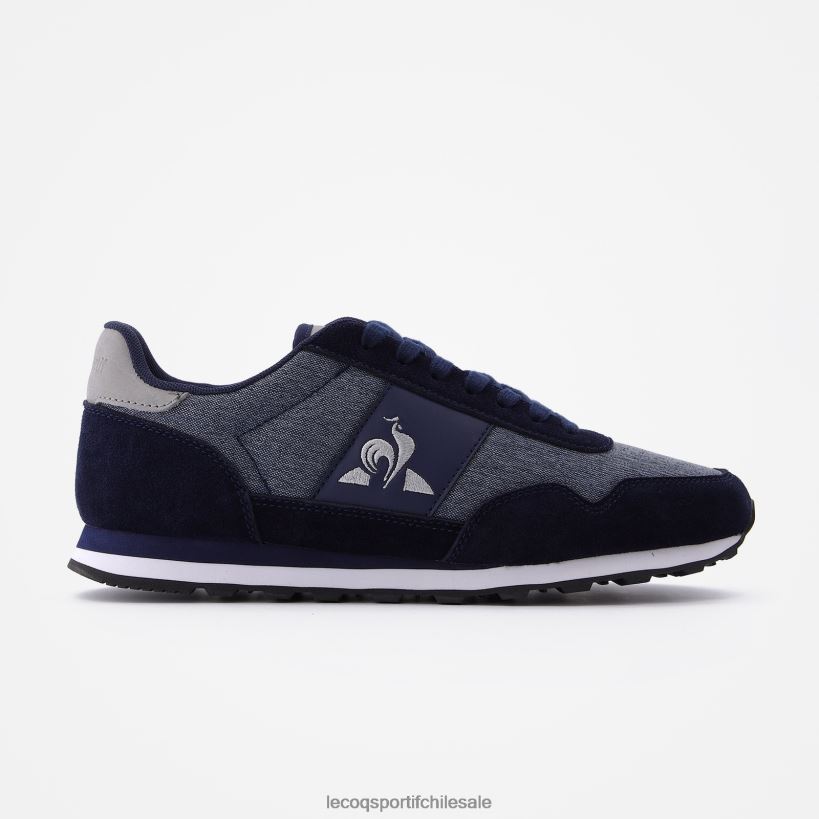hombres zapato astra clasico azul T24B2554 Le Coq Sportif zapatos
