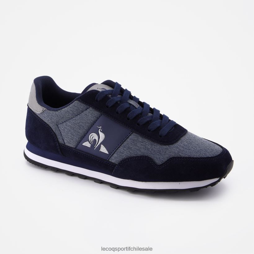 hombres zapato astra clasico azul T24B2554 Le Coq Sportif zapatos