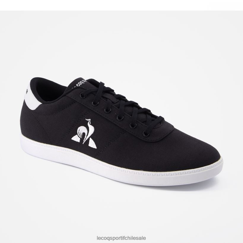 hombres zapato corte uno negro T24B2568 Le Coq Sportif zapatos