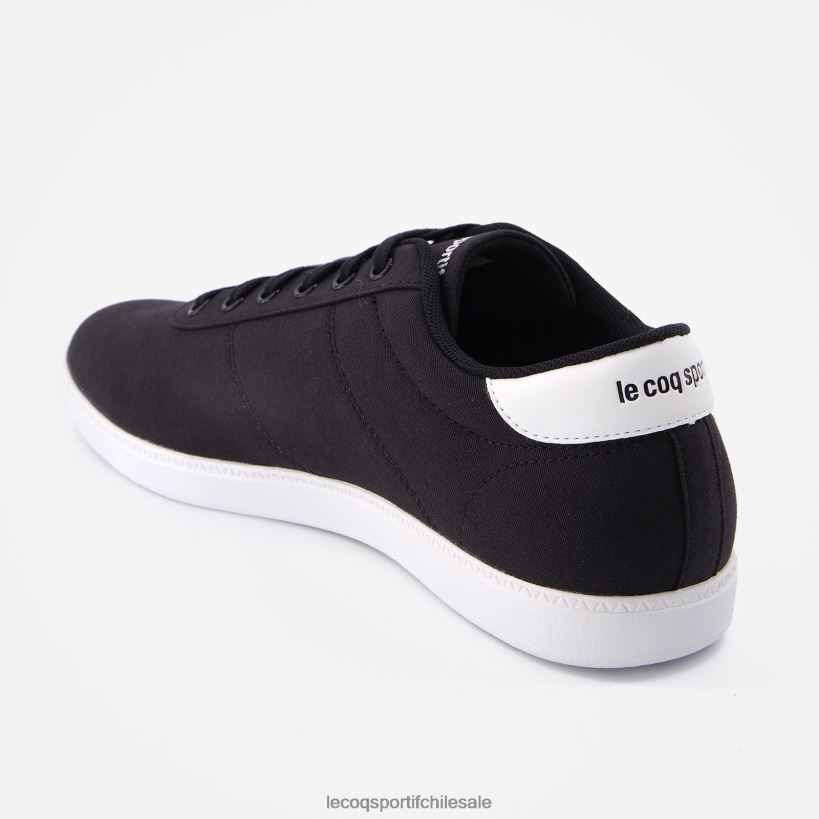 hombres zapato corte uno negro T24B2568 Le Coq Sportif zapatos