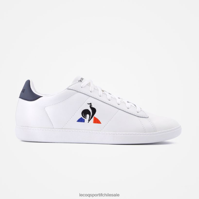 hombres zapato de corte blanco T24B2588 Le Coq Sportif zapatos