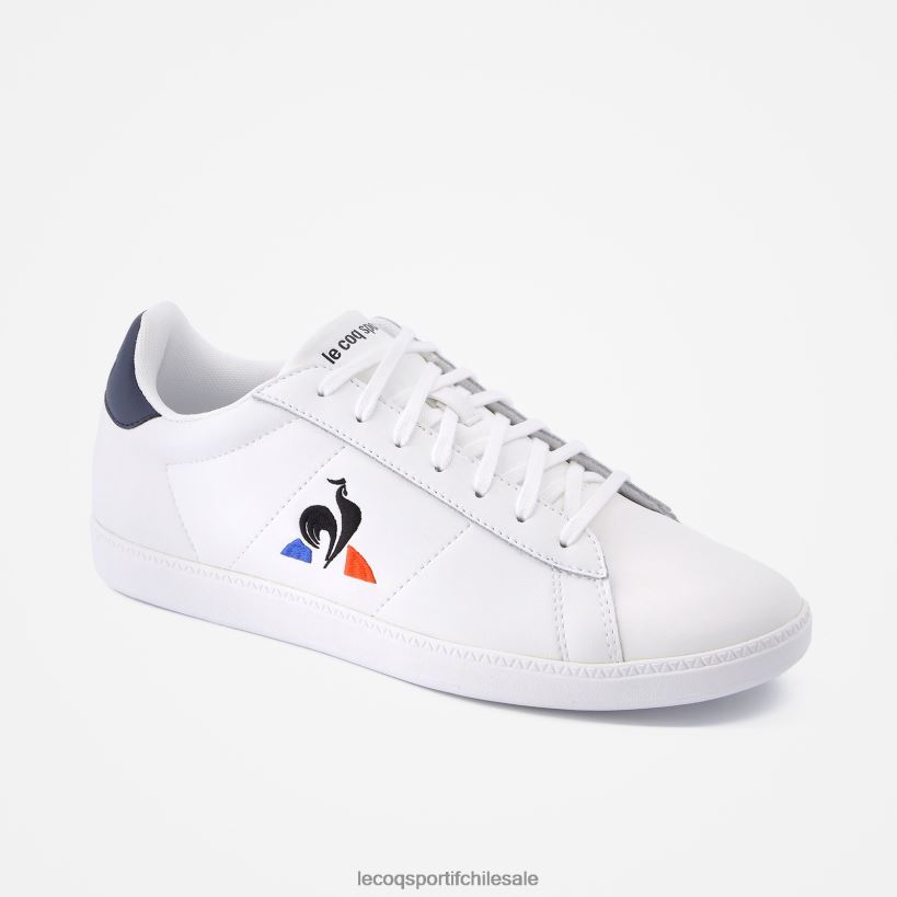 hombres zapato de corte blanco T24B2588 Le Coq Sportif zapatos