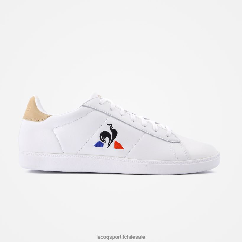 hombres zapato de corte blanco T24B2589 Le Coq Sportif zapatos