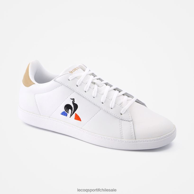 hombres zapato de corte blanco T24B2589 Le Coq Sportif zapatos