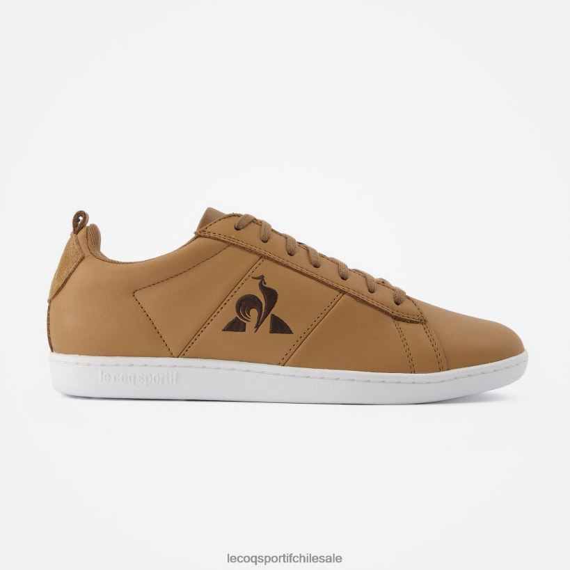 hombres zapato de corteclásico artesanal marrón T24B2563 Le Coq Sportif zapatos