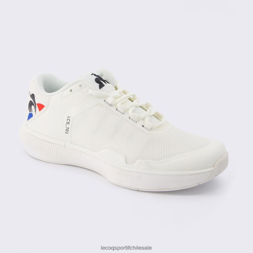 hombres zapato futur lcs t01 arcilla blanco T24B2591 Le Coq Sportif zapatos