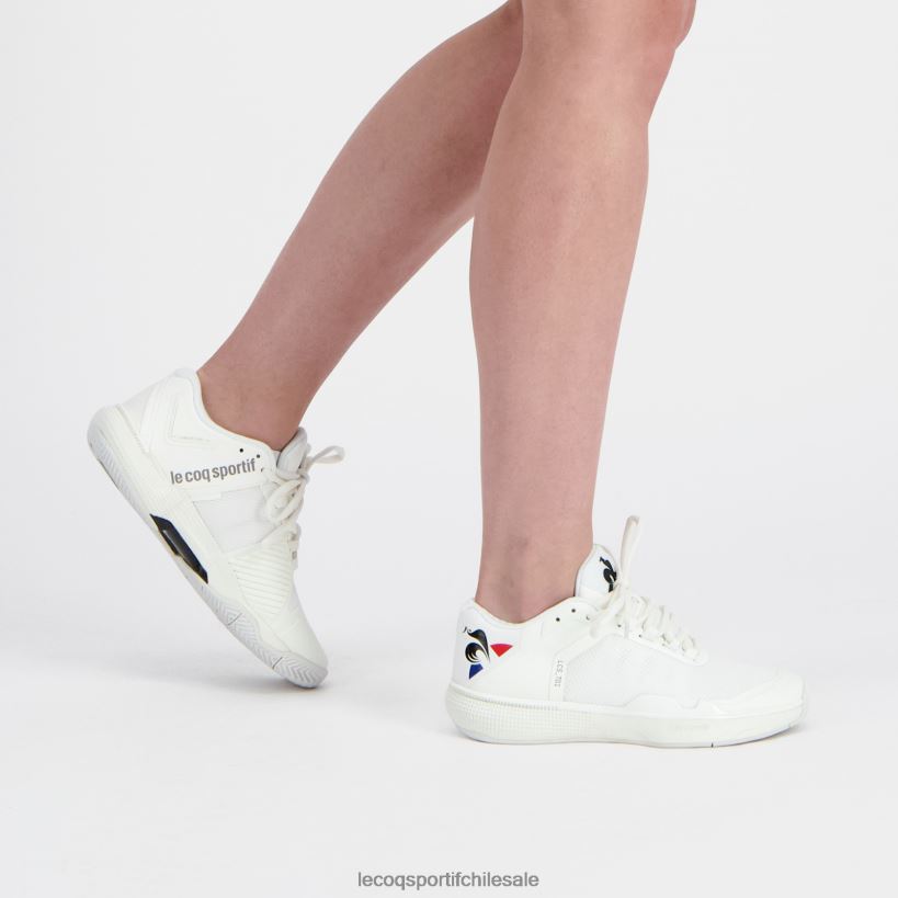 hombres zapato futur lcs t01 arcilla blanco T24B2591 Le Coq Sportif zapatos