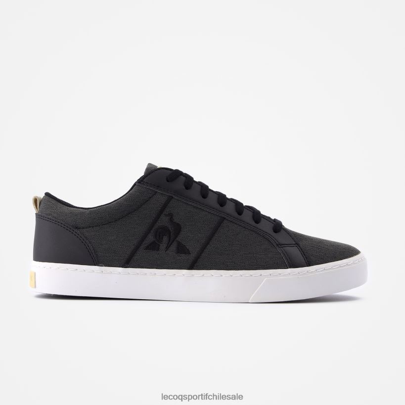 hombres zapato verdon clasico negro T24B2570 Le Coq Sportif zapatos