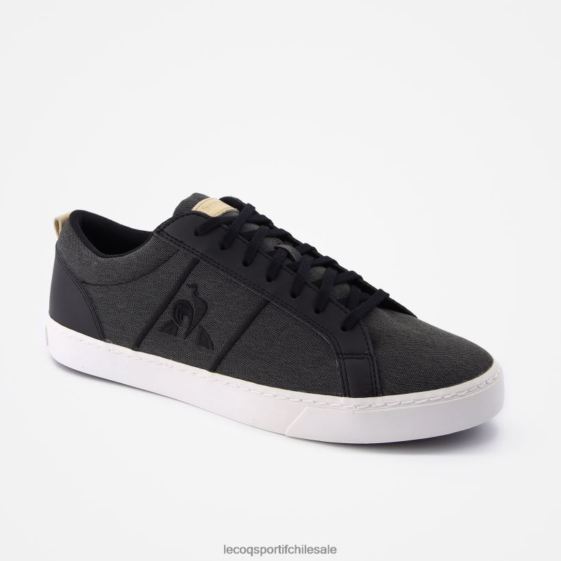 hombres zapato verdon clasico negro T24B2570 Le Coq Sportif zapatos