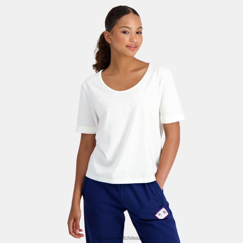 mujer camiseta blanca T24B2341 Le Coq Sportif ropa
