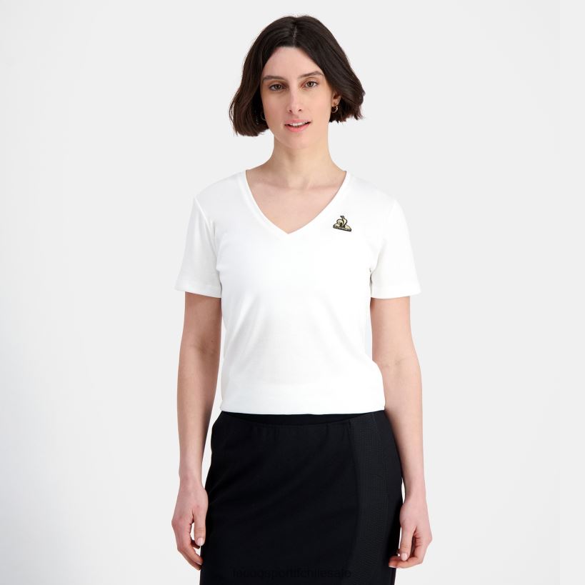 mujer camiseta blanca T24B2352 Le Coq Sportif ropa