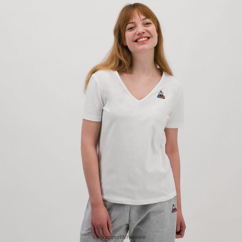 mujer camiseta blanca T24B2361 Le Coq Sportif ropa