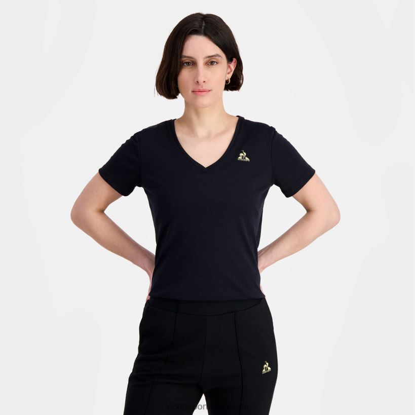 mujer camiseta negra T24B2351 Le Coq Sportif ropa