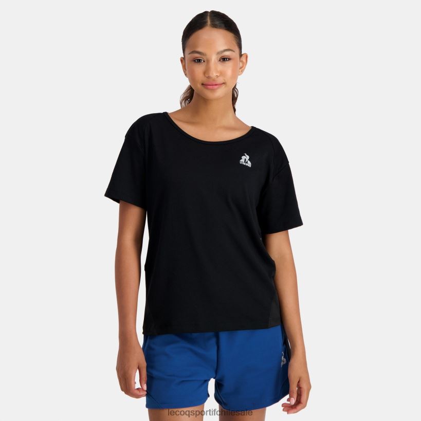 mujer camiseta negra T24B2354 Le Coq Sportif ropa