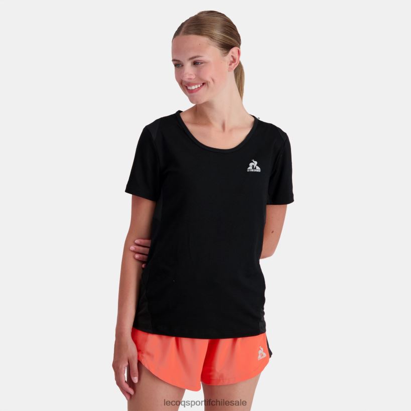 mujer camiseta negra T24B2357 Le Coq Sportif ropa