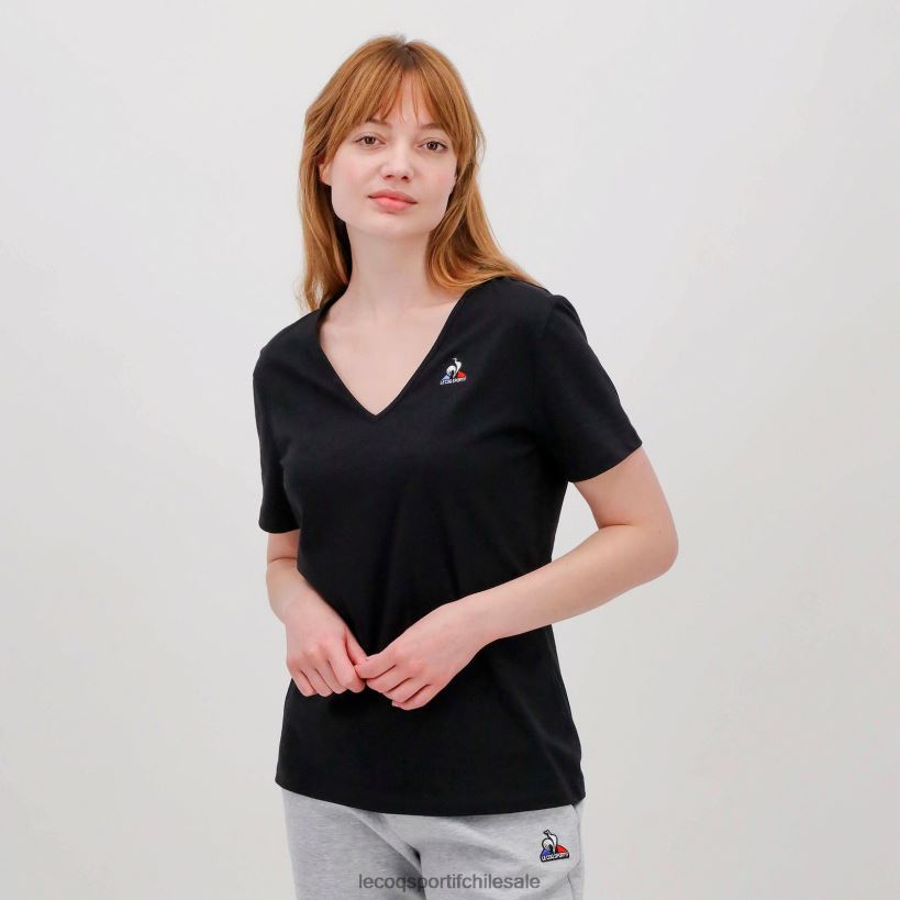 mujer camiseta negra T24B2360 Le Coq Sportif ropa
