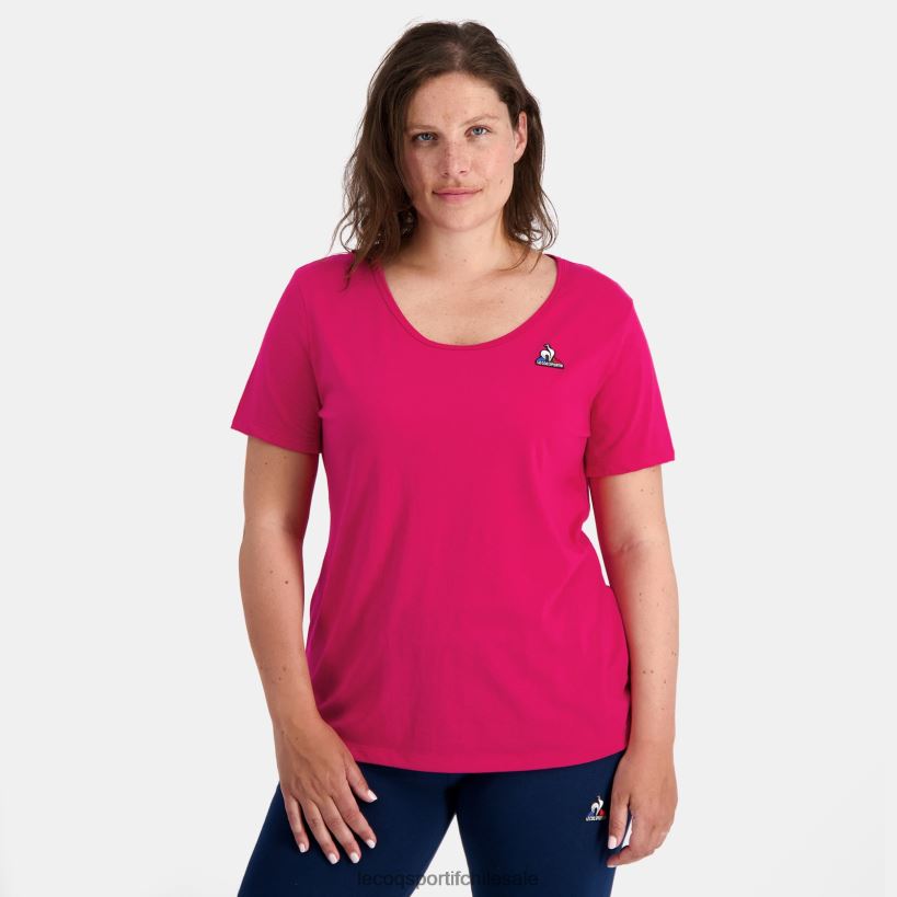mujer camiseta roja T24B2348 Le Coq Sportif ropa