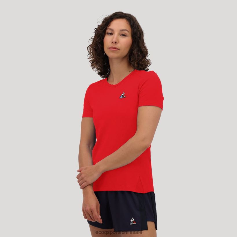mujer camiseta roja T24B2600 Le Coq Sportif ropa