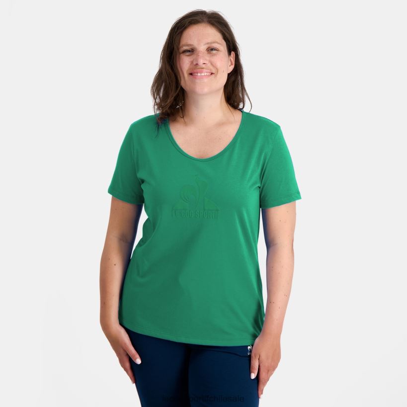 mujer camiseta verde T24B2347 Le Coq Sportif ropa