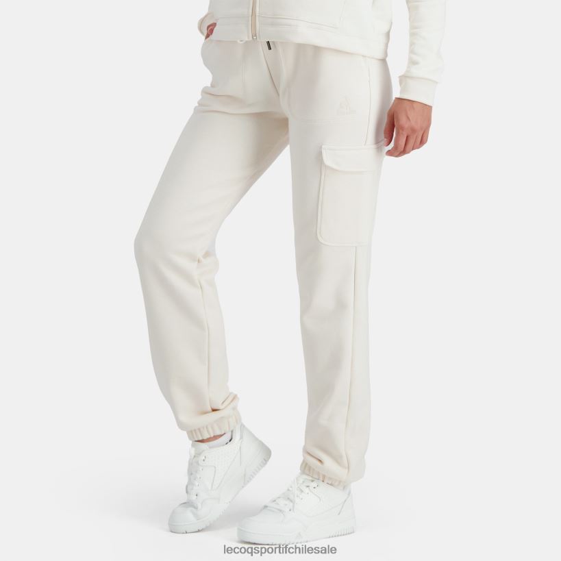 mujer pantalones blancos T24B2322 Le Coq Sportif ropa