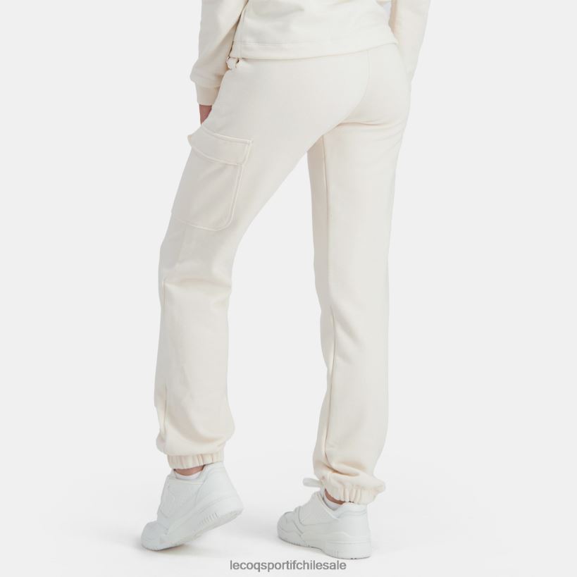 mujer pantalones blancos T24B2322 Le Coq Sportif ropa