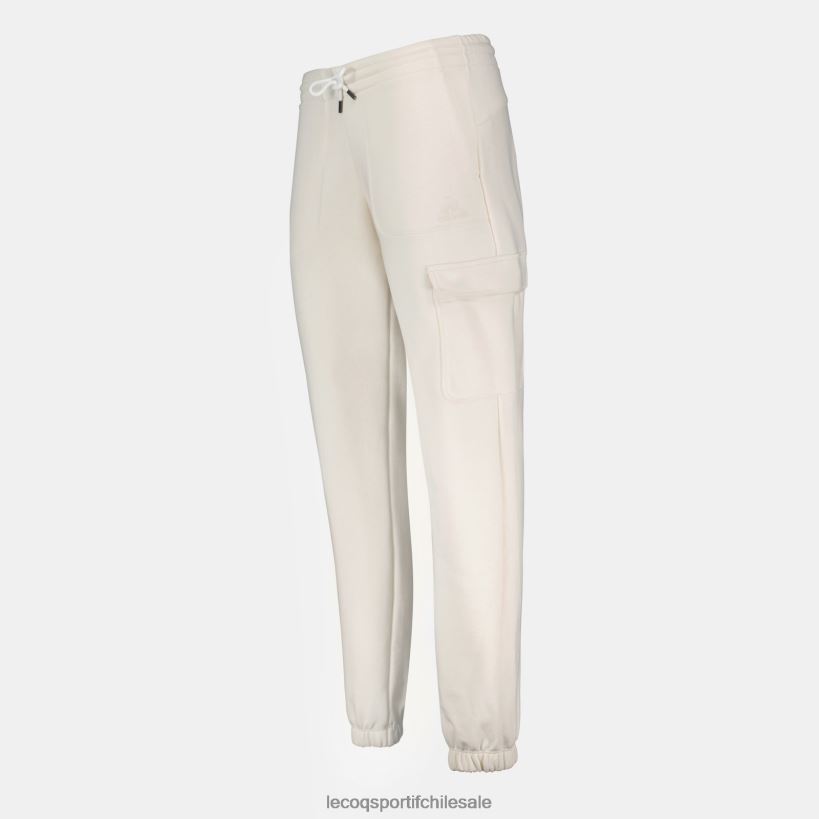 mujer pantalones blancos T24B2322 Le Coq Sportif ropa