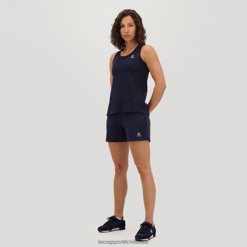 mujer pantalones cortos azul T24B2617 Le Coq Sportif ropa