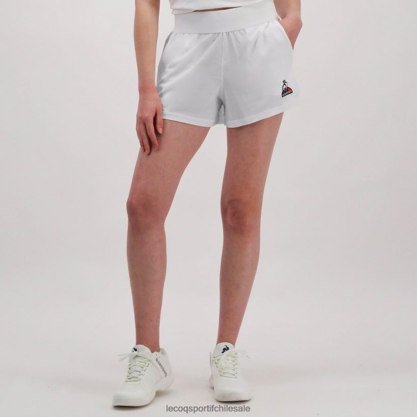 mujer pantalones cortos blancos T24B2614 Le Coq Sportif ropa