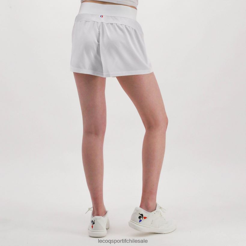 mujer pantalones cortos blancos T24B2614 Le Coq Sportif ropa