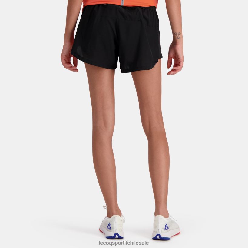 mujer pantalones cortos negros T24B2321 Le Coq Sportif ropa