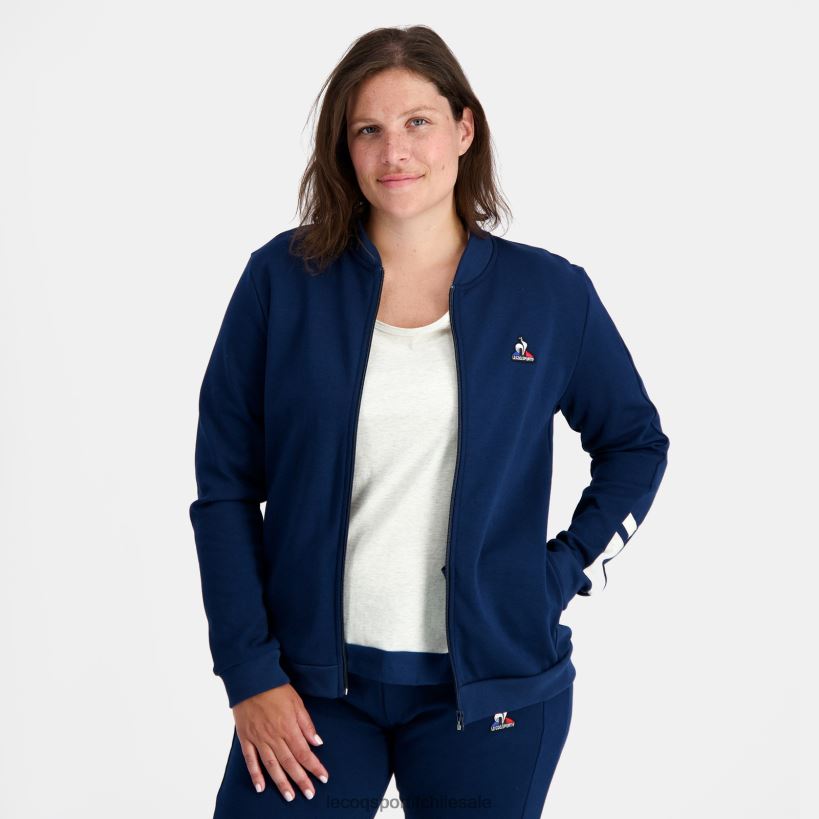 mujer sudadera azul T24B2312 Le Coq Sportif ropa
