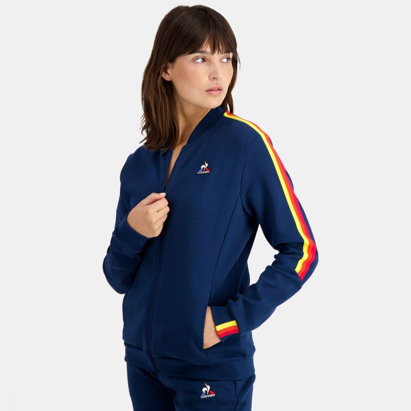 mujer sudadera azul T24B2599 Le Coq Sportif ropa