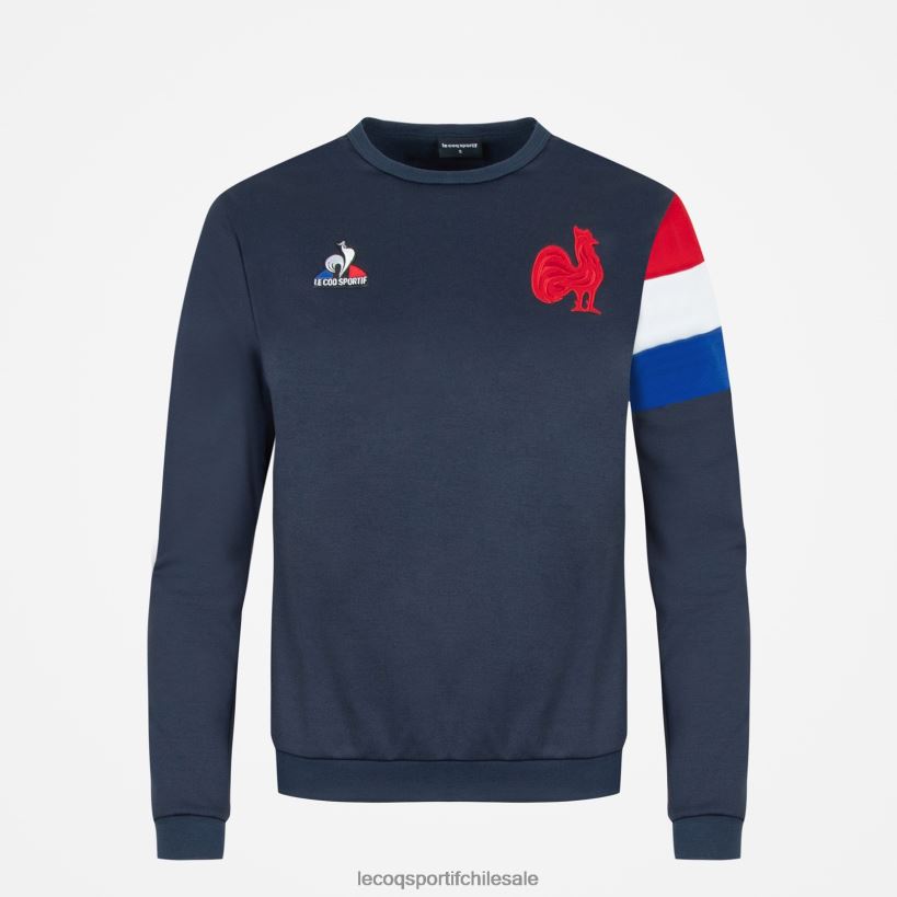 mujer sudadera azul T24B2606 Le Coq Sportif ropa