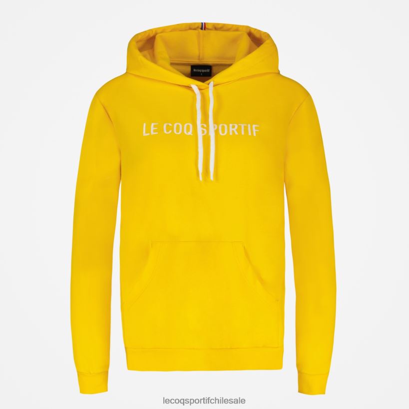 mujer sudadera con capucha amarilla T24B2598 Le Coq Sportif ropa