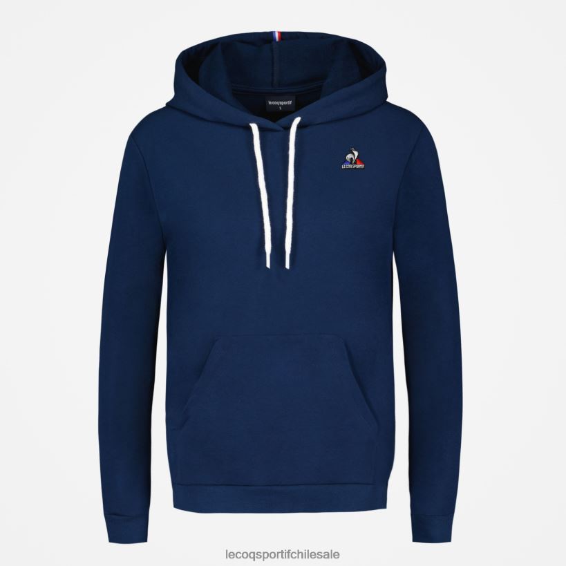 mujer sudadera con capucha azul T24B2317 Le Coq Sportif ropa