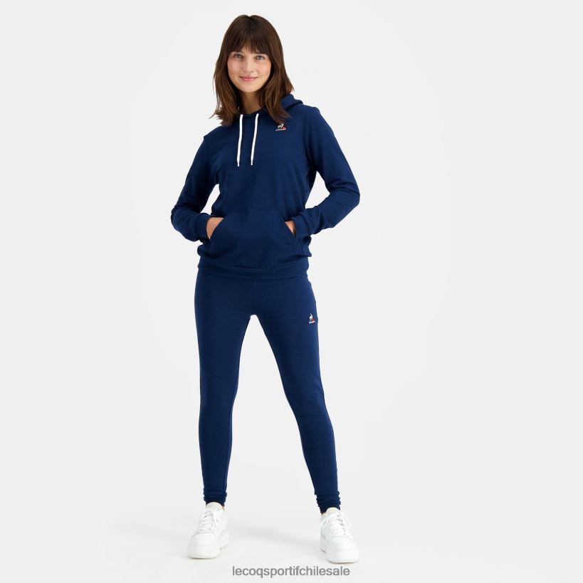 mujer sudadera con capucha azul T24B2317 Le Coq Sportif ropa